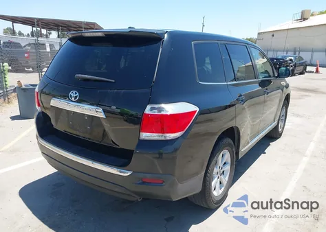2012 Toyota Highlander from USA, damaged, VIN 5TDZA3EH8CS019918